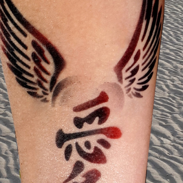 008 Airbrushtattoo Haltbare Farbe Kinderschminken Veranstaltung Event