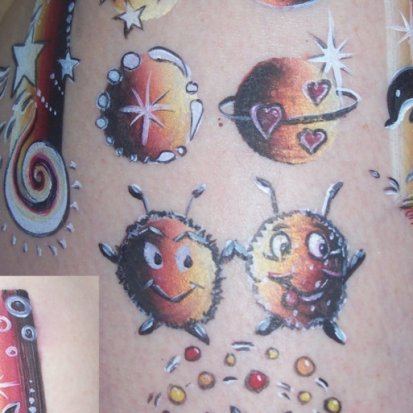 015 Kinderschminken Facepainting Veranstaltung Event Splitcake Deutschlandfarben