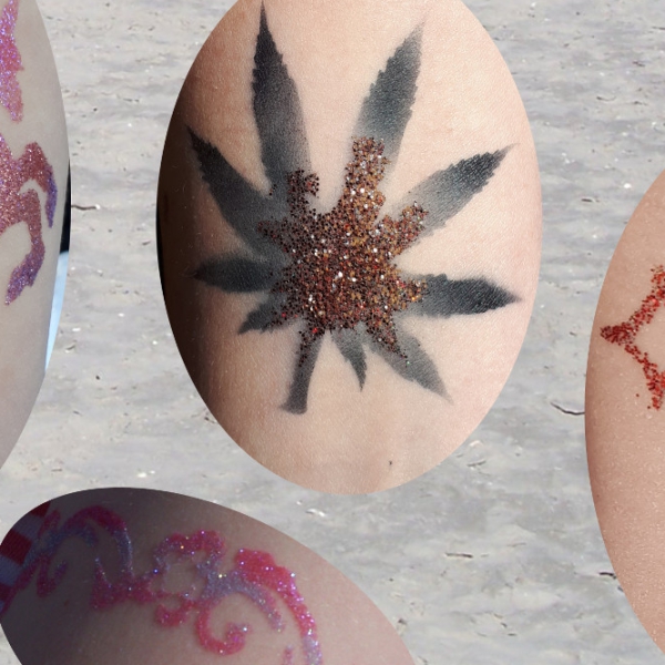 017 Kinderschminken Facepainting Veranstaltung Event Glitzertattoos