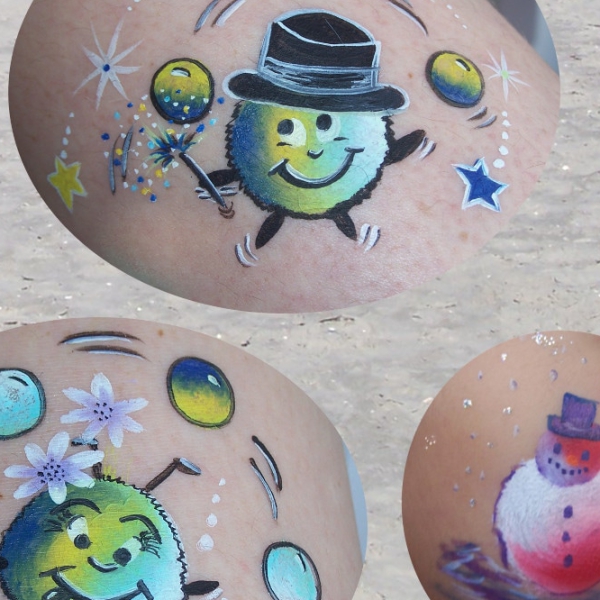 019 Kinderschminken Facepainting Veranstaltung Event Fusselpuschl Arme