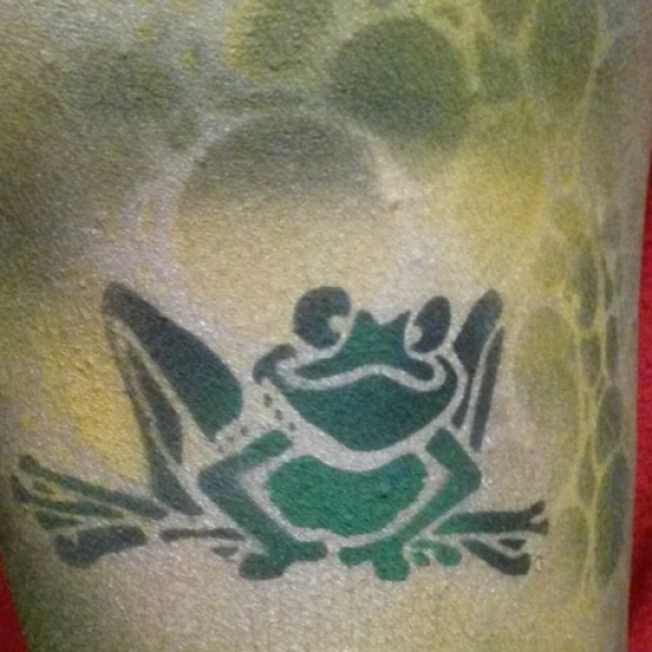 022 Airbrushtattoo Frosch Kinderschminken Veranstaltung Event