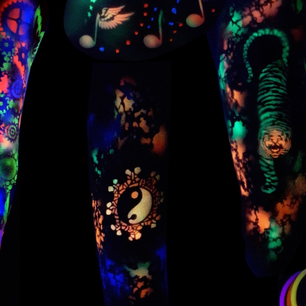 016 Bodypainting Facepainting Airbrush Tattoo UV Club Arme