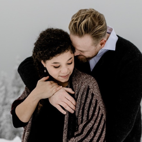 014 People Schwangerschaft Shooting Outdoor Winter Liebe
